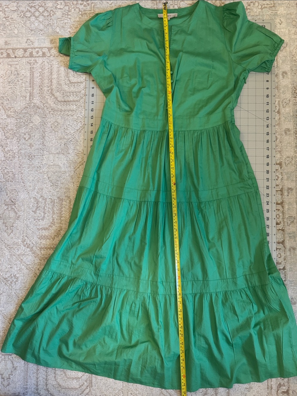 LOFT  Green Dress - Picture 4 of 4